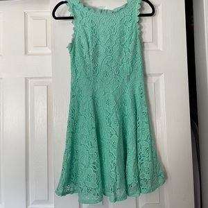 Mini dress with zip back